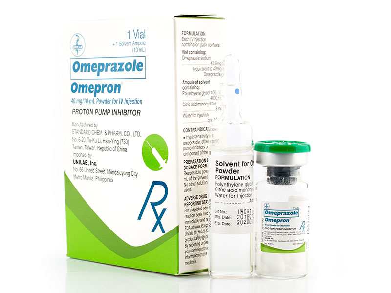 OMEPRON 40MG 10ML PWDRFOR INJ IV VIAL 1S RBCJ Pharmacy