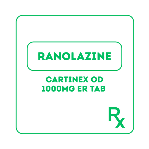 CARTINEX OD 1000MG ER TAB 30S