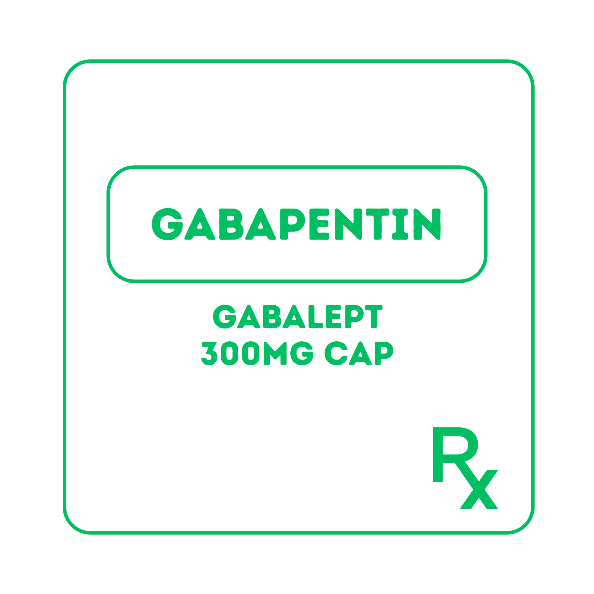 GABALEPT 300MG CAP 30S