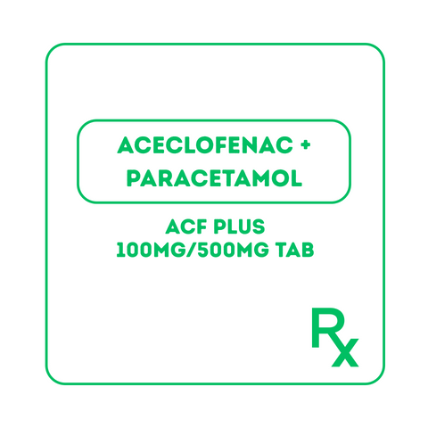 ACF PLUS 100MG/500MG TAB 100S
