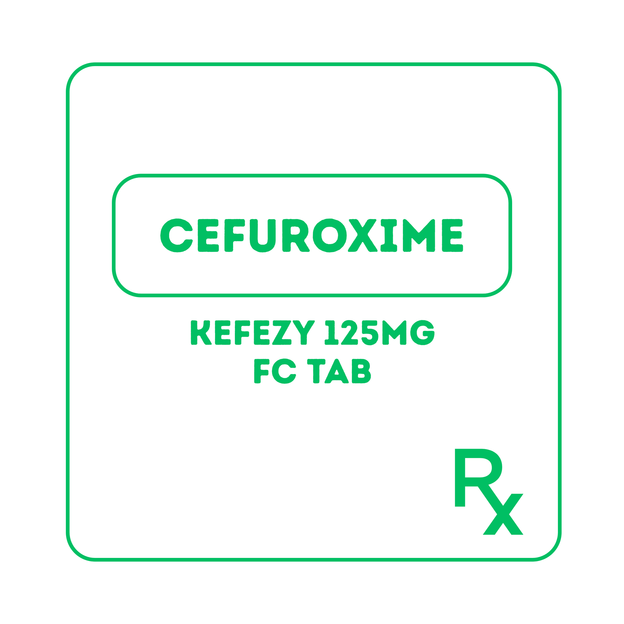 KEFEZY 125MG FC TAB 30S