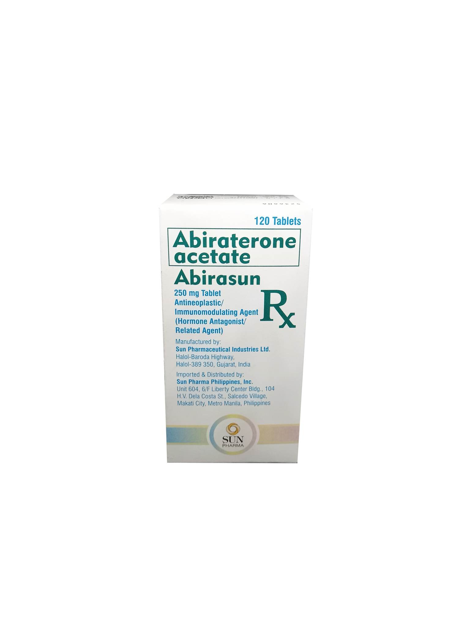 ABIRASUN 250MG TAB 120S
