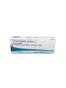 AQUATABS WATER PURIF 67MG EFF TAB 100S