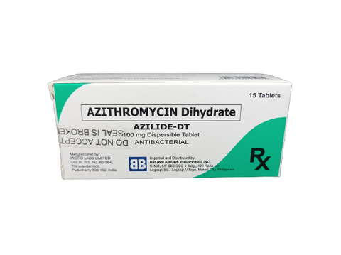 AZILIDE 100MG DT TAB 15S