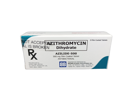 AZILIDE 500MG FC TAB 3S