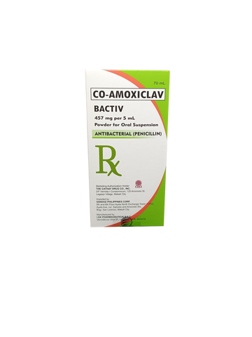 BACTIV 457MG/5ML 70ML PWDRFOR SUS BOT 1S