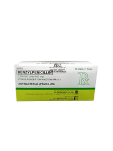 BENZYL PENICILLIN SODIUM1M PWDR VIAL 10S