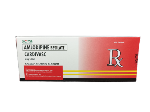 CARDIVASC 5MG TAB 100S