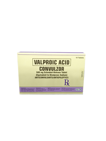 CONVULZOR 500MG ER TAB 10S