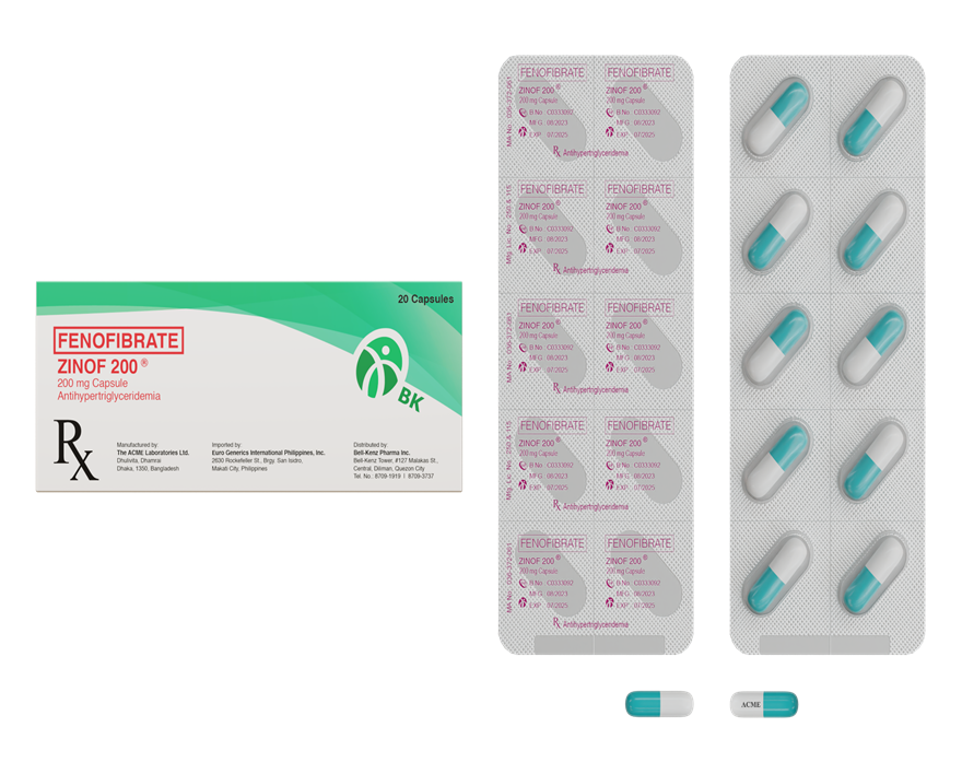 ZINOF 200MG CAP 20S