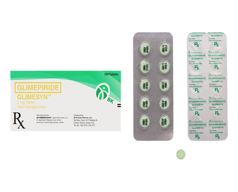 GLIMESYN 2MG TAB 100S