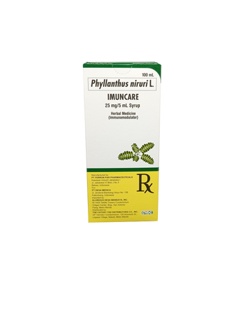 IMUNCARE 25MG/5ML 100ML SYR BOT 1S