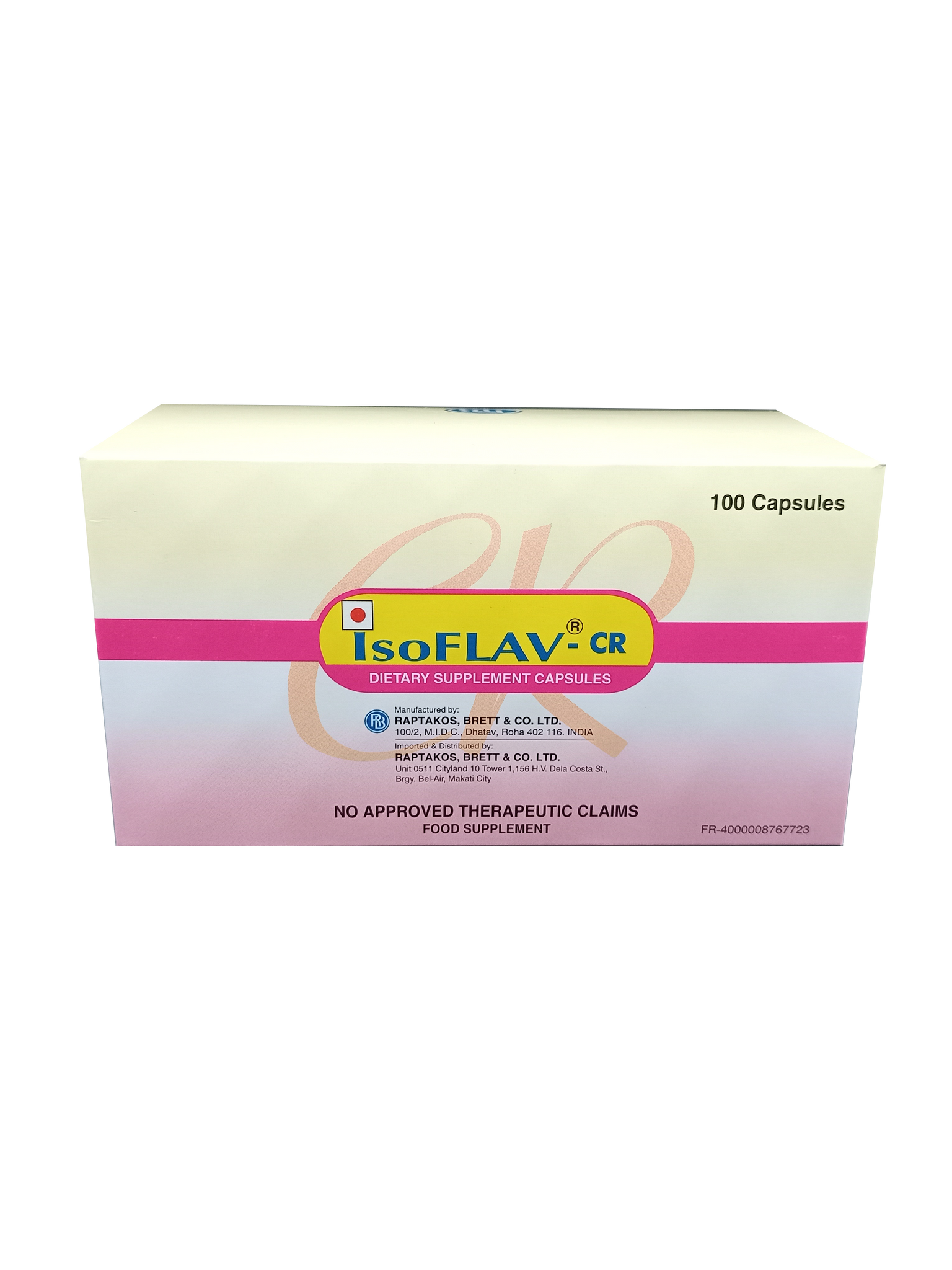 ISOFLAV CR 60MG CAP 100S