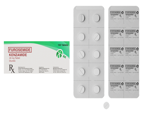 KENZAMIDE 40MG TAB 100S