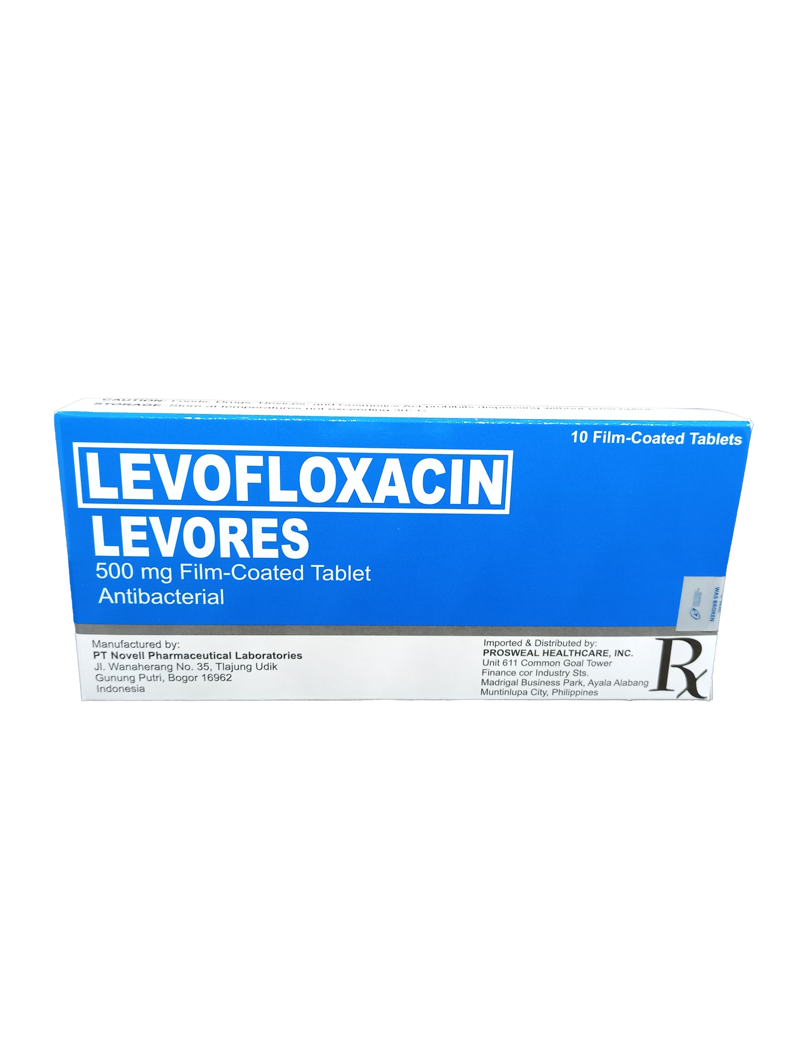 LEVORES 500MG TAB 10S