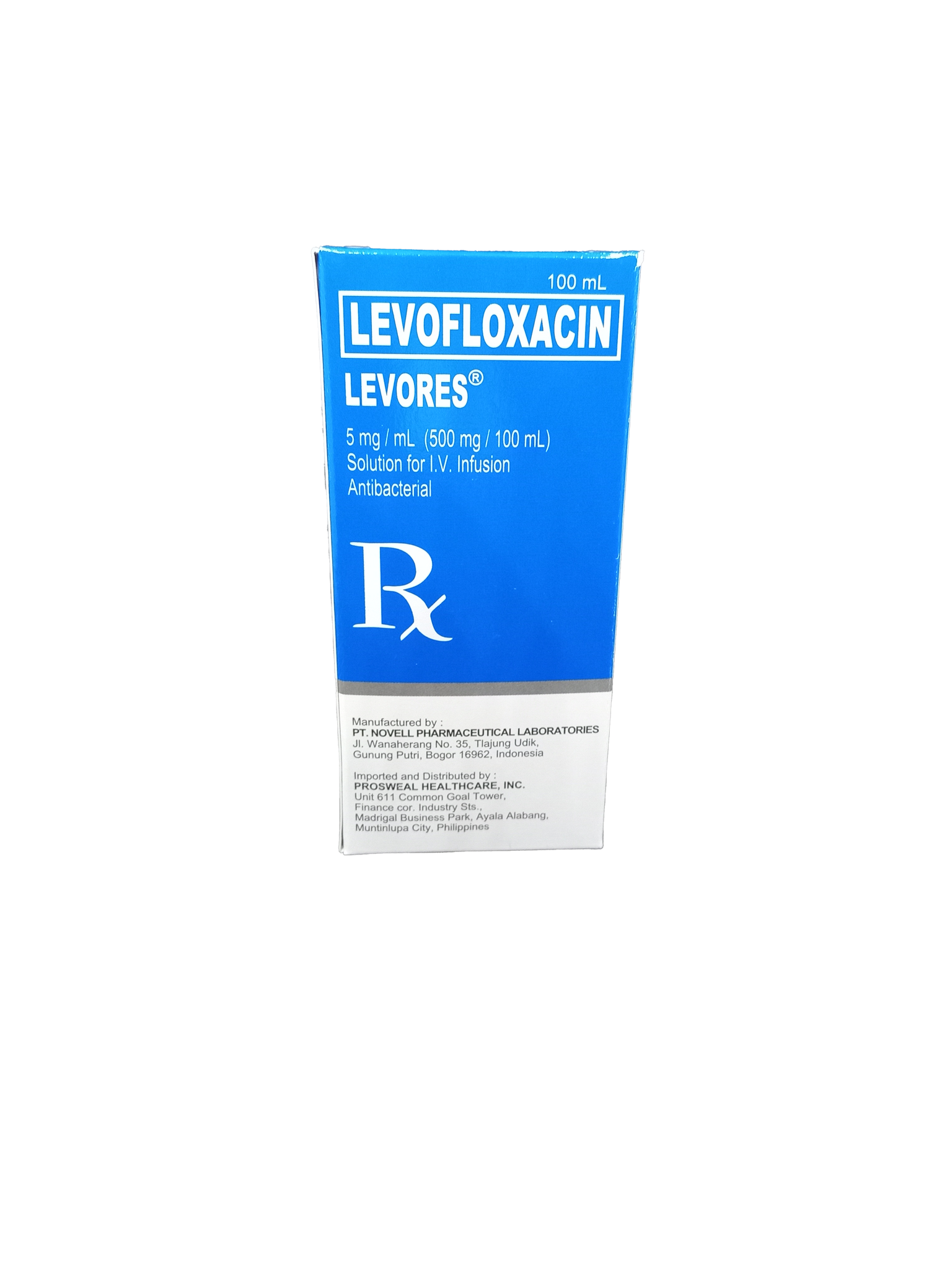 LEVORES 5MG/ML SOL FOR INF BOT 1S