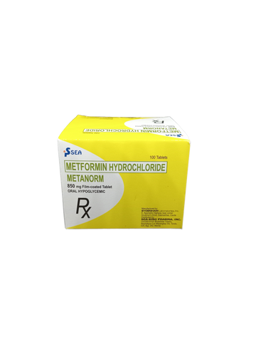METANORM 850MG FC TAB 100S