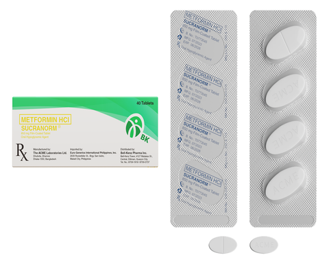 SUCRANORM 850MG FC TAB 40S