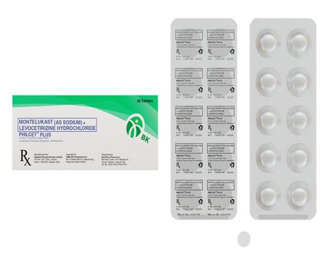 PHILCET PLUS 10/5MG FC TAB 30S