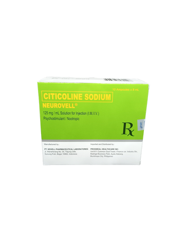 NEUROVELL SOLFOR INJ 125MG/ML 1G/8ML 10S