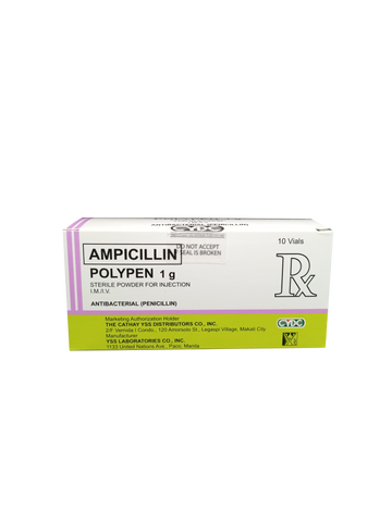 POLYPEN 1G PWDR FOR INJ VIAL 10S