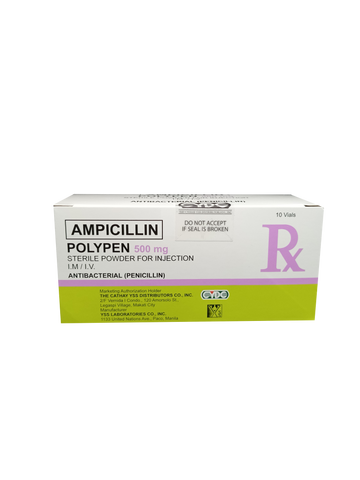 POLYPEN 500MG PWDR FOR INJ VIAL 10S
