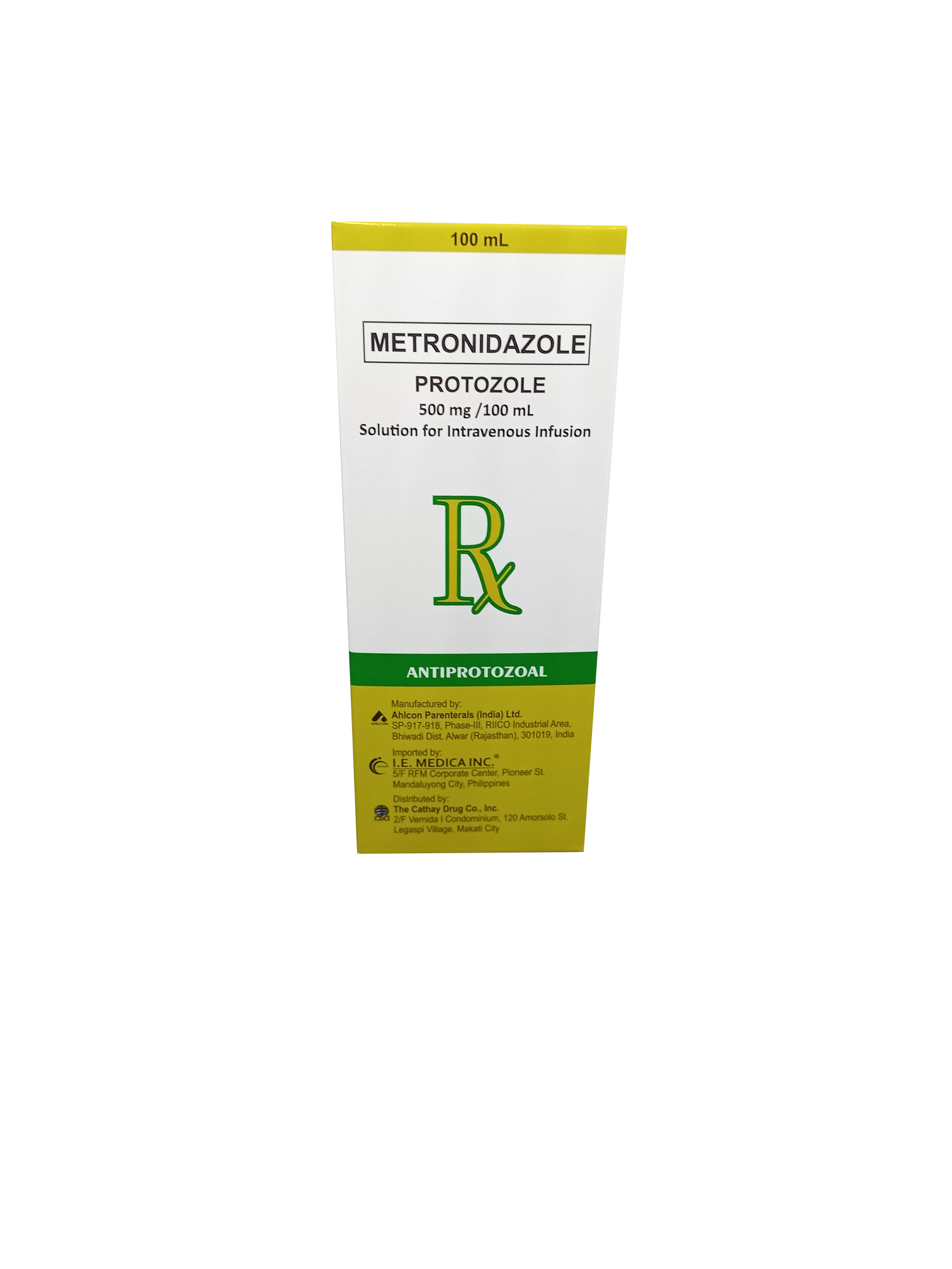 PROTOZOLE SOL FOR IV INFUS 500MG/100ML