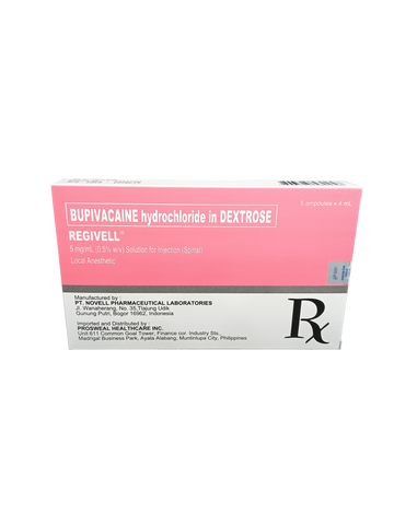 REGIVELL 5MG/ML 0.5%W/V SOLFOR INJ AMP5S