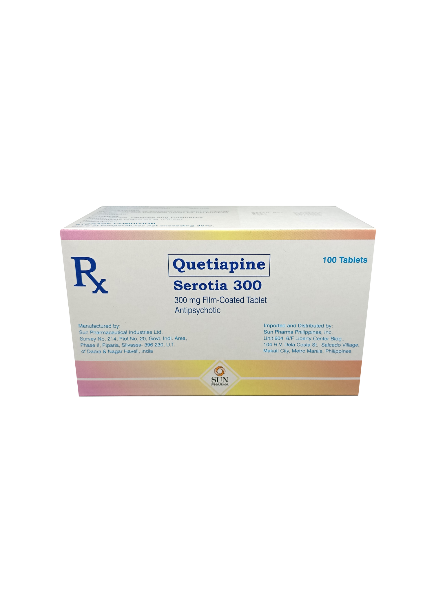 SEROTIA 300MG FC TAB 100S