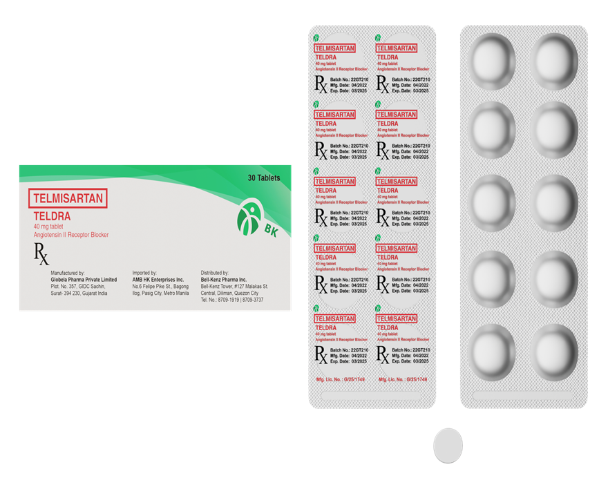 TELDRA 40MG TAB 30S