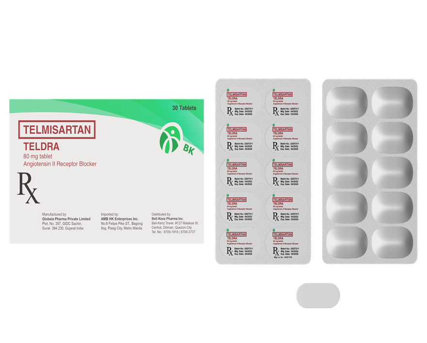 TELDRA 80MG TAB 30S
