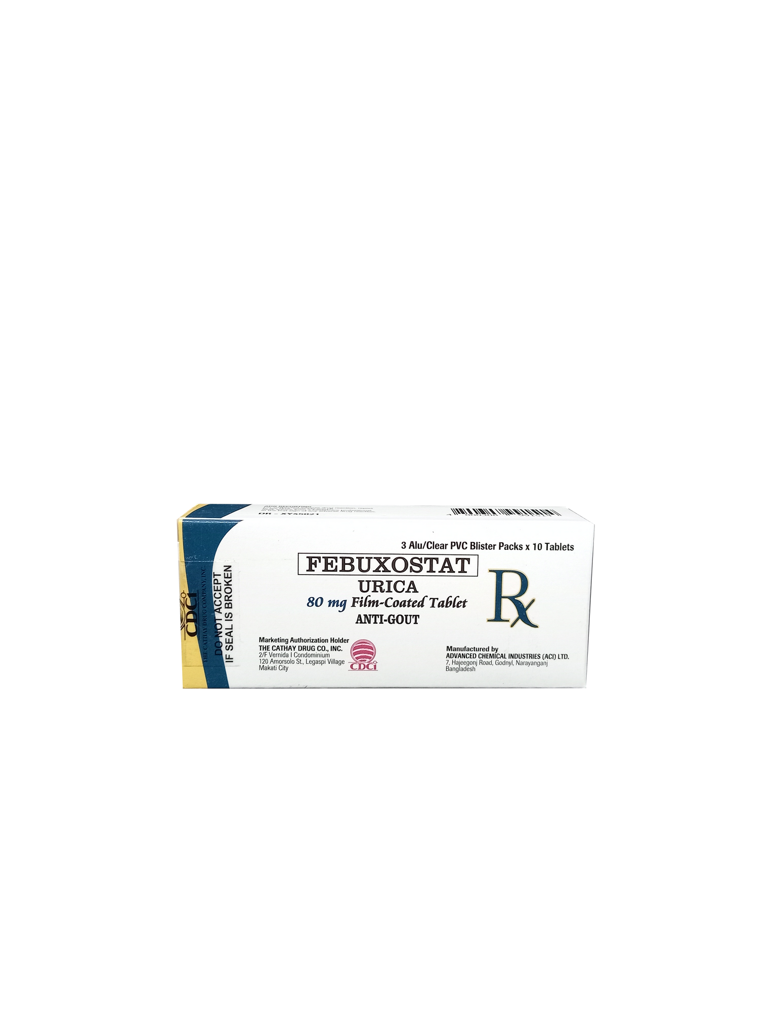 URICA 80MG FC TAB 30S