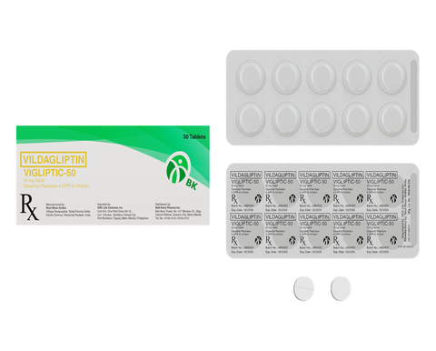 VIGLIPTIC 50MG TAB 30S