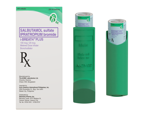 I-BREATH PLUS 100/20MCG 200 ACT MDI 1S