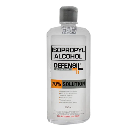 DEFENSIL ANTIBAC ALC 250ML 70% SOL BOT 1S