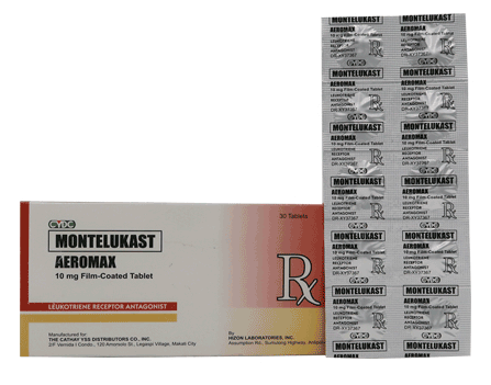 AEROMAX 10MG FC TAB 30S