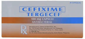 TERGECEF 100MG CAP 50S