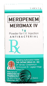 MEROMAX 1G IV PWDR FOR INJ VIAL 1S