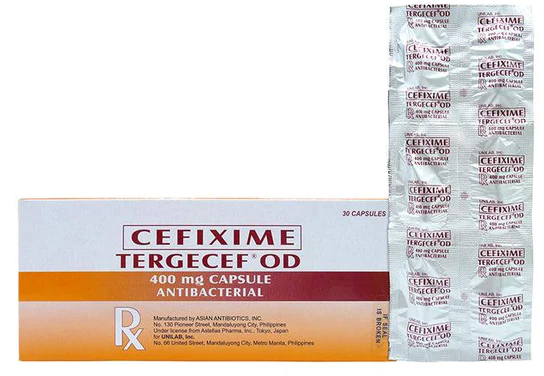 TERGECEF OD 400MG CAP 30S