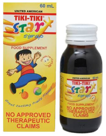 TIKI-TIKI STAR 60ML SYRP BOT 1S