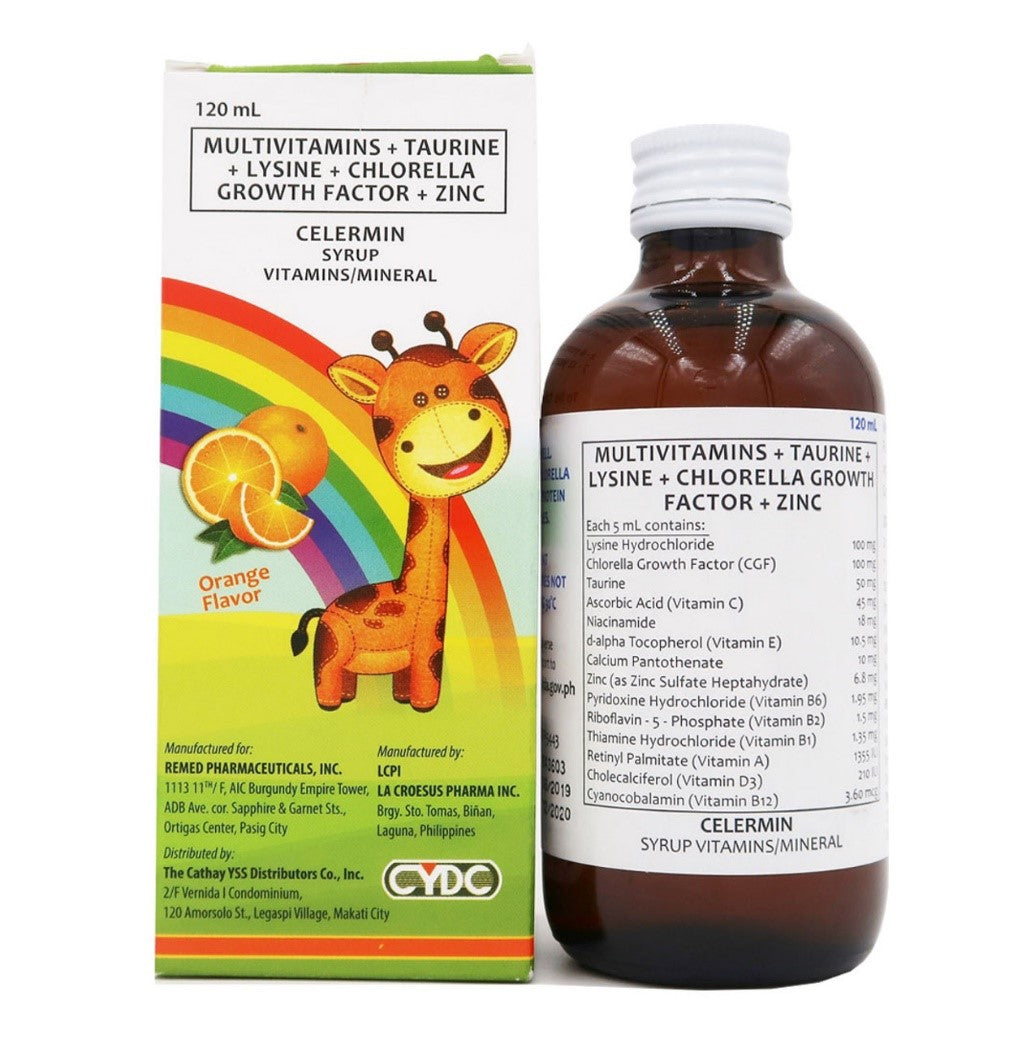 CELERMIN 120ML SYRP BOT 1S