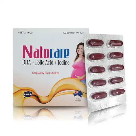 NATOCARE 200MG/500MCG/150MCGSGEL CAP 30S
