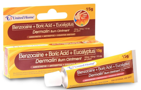 UHP DERMALIN BURN 15G OINT TUBE 1S