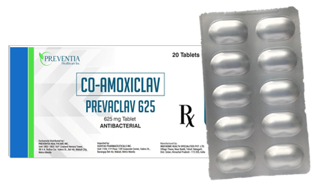 PREVACLAV 625MG TAB 20S