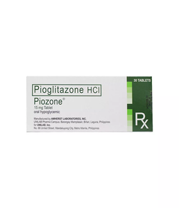 PIOZONE 15MG TAB 30S