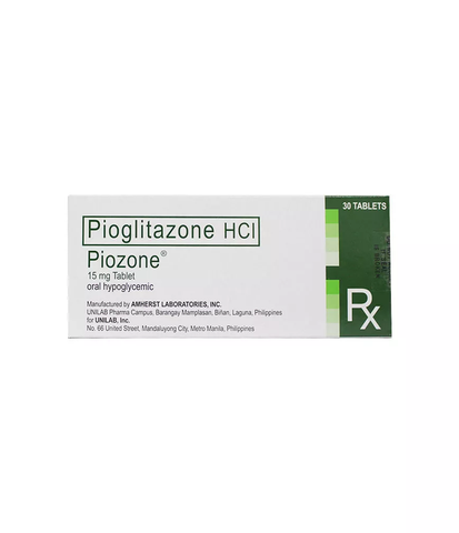 PIOZONE 15MG TAB 30S