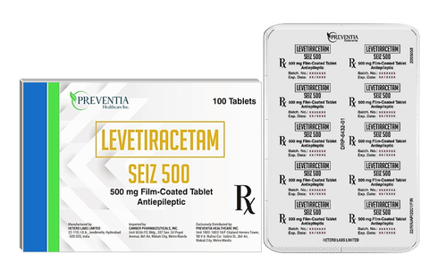 SEIZ 500MG FC TAB 100S