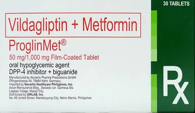 PROGLINMET 50/1000MG FC TAB 30S