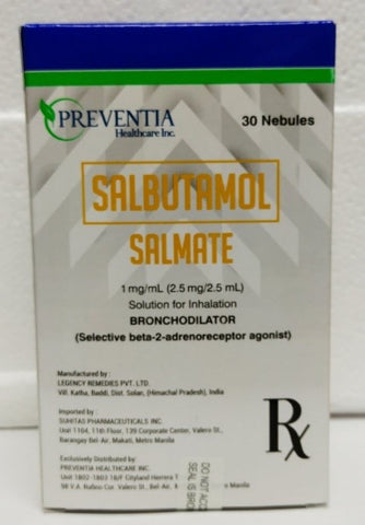 SALMATE 1MG/ML SOL FOR INH NEB 30S