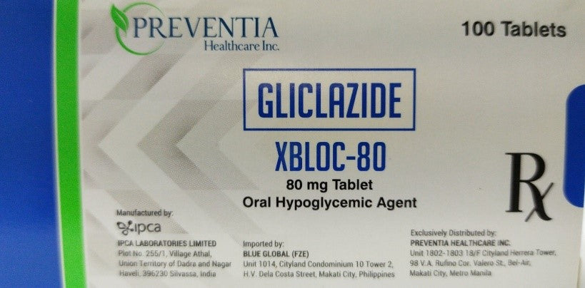 XBLOC 80MG TAB 100S